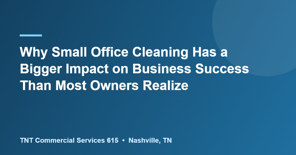 small office cleaning